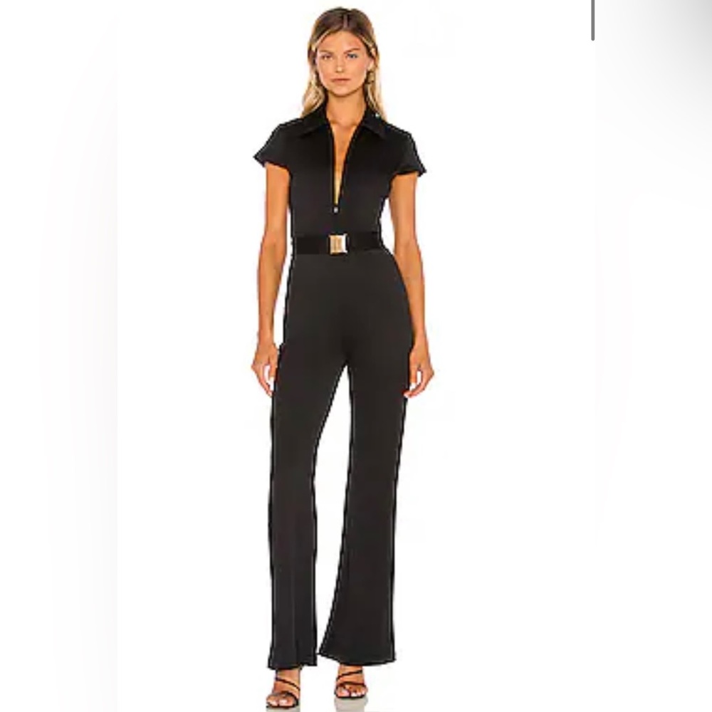 Revolve Walker Jumpsuit in black